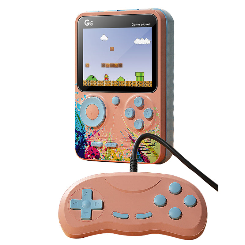 G5 3.0 Inch Classic Built-In 500 Games Retro Mini Handheld Video Game Console Support Two Player Gamepad G5 3.0 Inch Classic Built-In 500 Games Retro Mini Handheld Video Game Console Support Two Player Gamepad